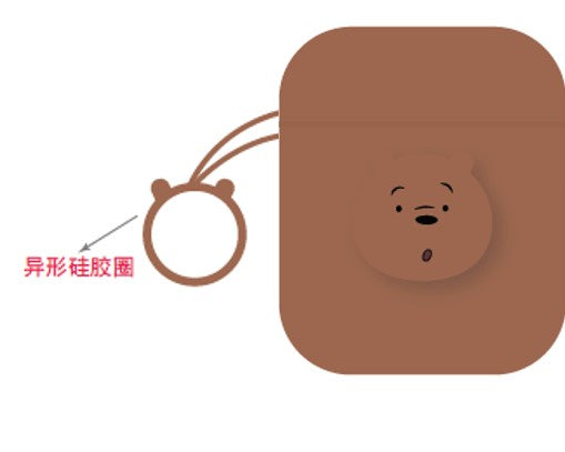 Funda Protectora Para AirPods We Bare Bears Polar - Tecnologia - Miniso en  Línea - Miniso